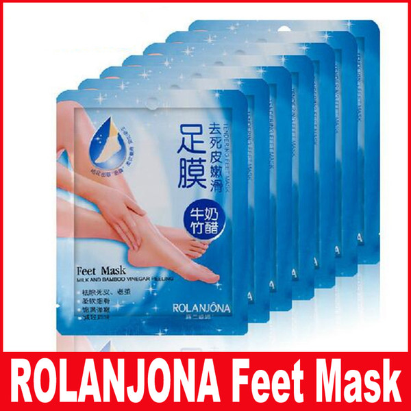 ROLANJONA feet mask Baby Foot Peeling Renewal Foot Mask Remove Dead Skin Smooth Exfoliating Socks Foot Care Socks For Pedicure