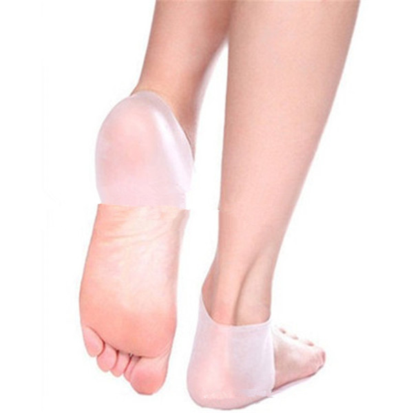 Silicone Foot Care Tool Moisturizing Gel Heel Socks Cracked Skin Care Protector Pedicure Health Monitors Massager T0020