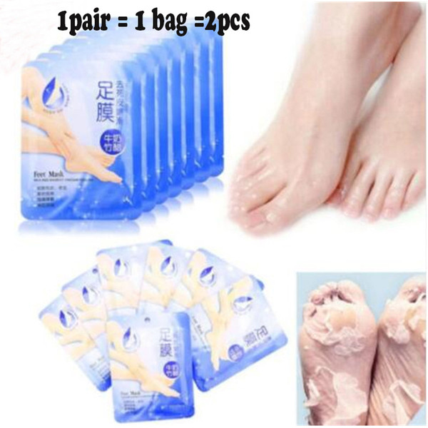 Exfoliating Peel Foot Mask Baby Soft Feet Remove Hard Dead Skin Callus Care Professional Feet sox Mask Foot Care DHL free shiping