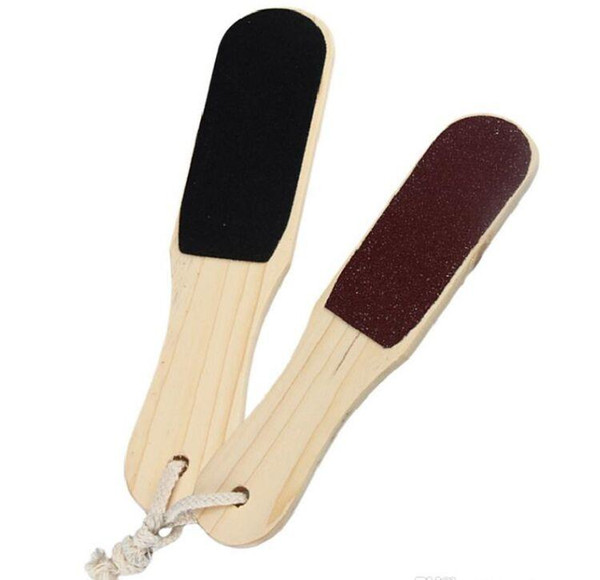 2 Way Pedicure Foot Rasp File Scrubber Hard Dead Rough Dry Skin Callus Remover Wood Pedicure Tool