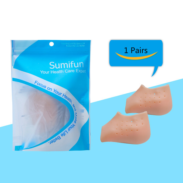 wholesale Foot Massage Orthopedic Height Increase Insoles Invisible Half Silicone Lift Feet Care for Height Insoles C1483/C1484