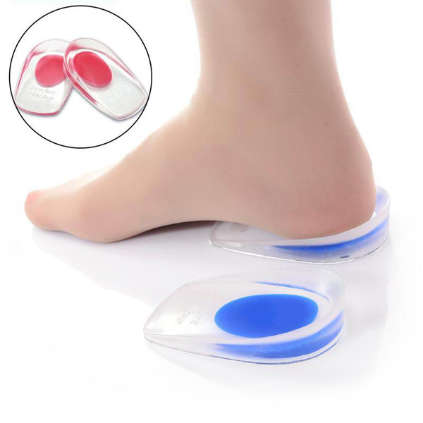 Heel pad silicone heel cup New Hot Popular Useful Gel Silicone Heel Support Pad Cup Plantar Care Shock