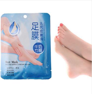 ROLANJONA Feet Mask Milk and Bamboo Vinegar Feet Mask Skin Peeling Exfoliating Dead Skin Remove for Feet Care CCA5721 1200pcs