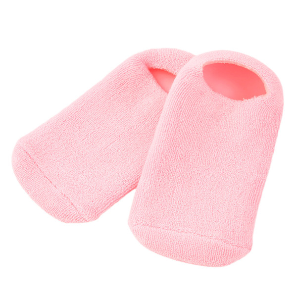 Moisturize Soften Repair Cracked Skin Gel Sock Skin Foot Care Tool Treatment Spa Sock With Pink Color