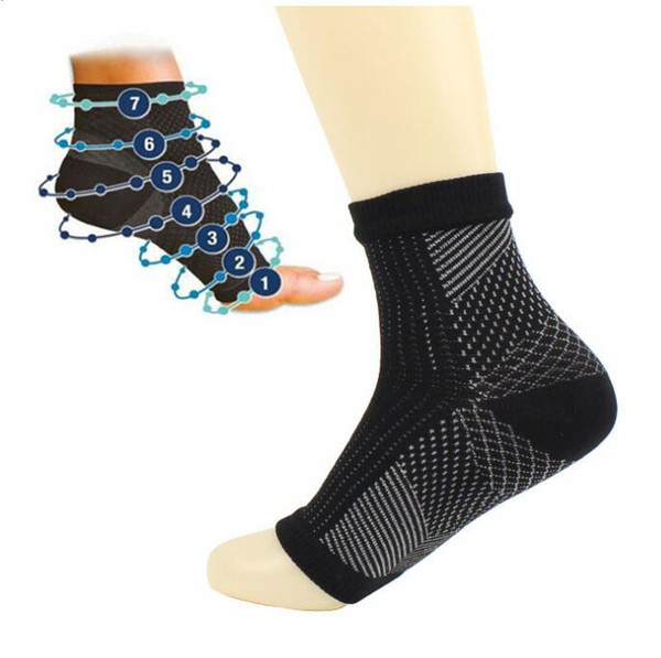 Foot Angel Anti Fatigue Foot Compression Sleeve Sports Socks Circulation Ankle Relief Outdoor Running Cycle Basketball Socks Free Shipping