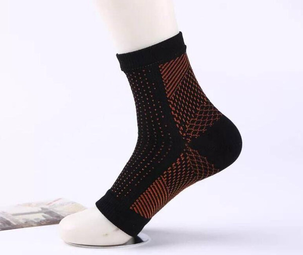 Compression Sock Heel Arch Support Ankle Sock ankle protection sock sport socks S M L size black socks.