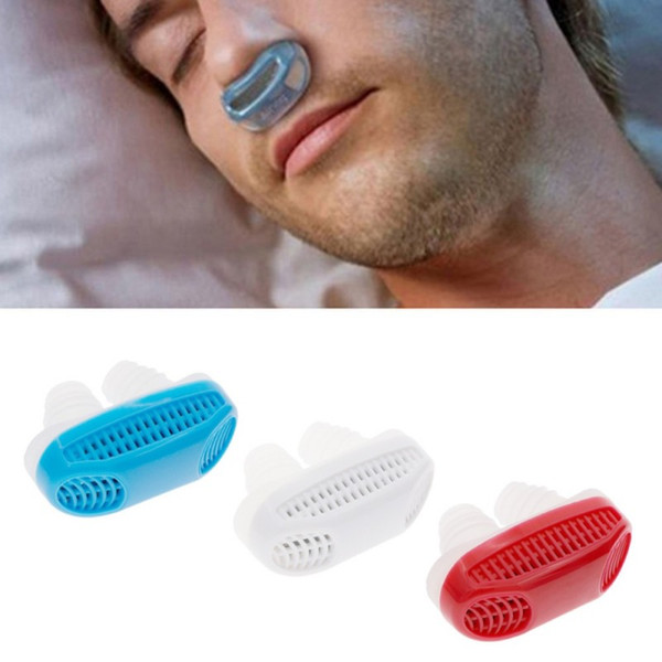 Newest Relieve Snoring Snore Stopping Nose Breathing Apparatus Apnea Guard Sleeping Aid Mini Snoring Device Anti Snore Silicone