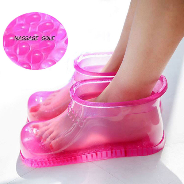 Foot Bath Massage Boots Household Relaxation Slipper Shoes Feet Care Hot Compress Foot Soak Theorapy Massage Envy Acupoint Sole