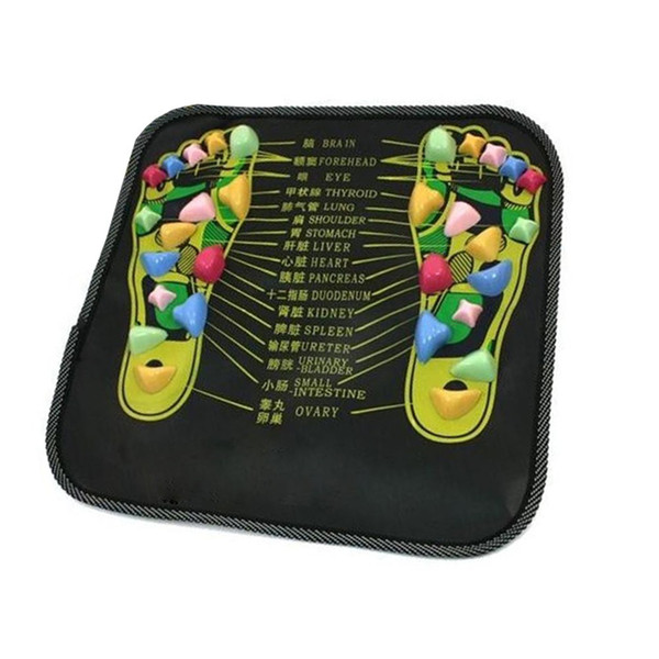 Reflexology Walk Stone Foot Leg Pain Relieve Relief Walk Massager Mat Health Care Acupressure Mat Pad massageador 827