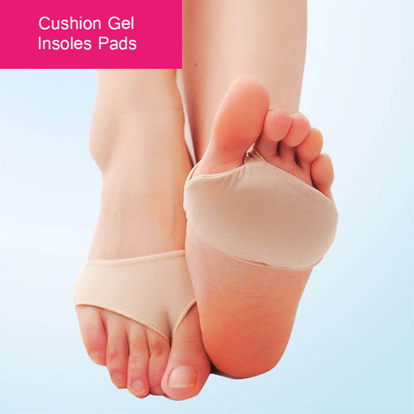 Cushion Gel Insoles Pads Cushions Forefoot Pain Support Front Feet Care High Heel Shoes Slip Resistant Pads Foot Care Tools