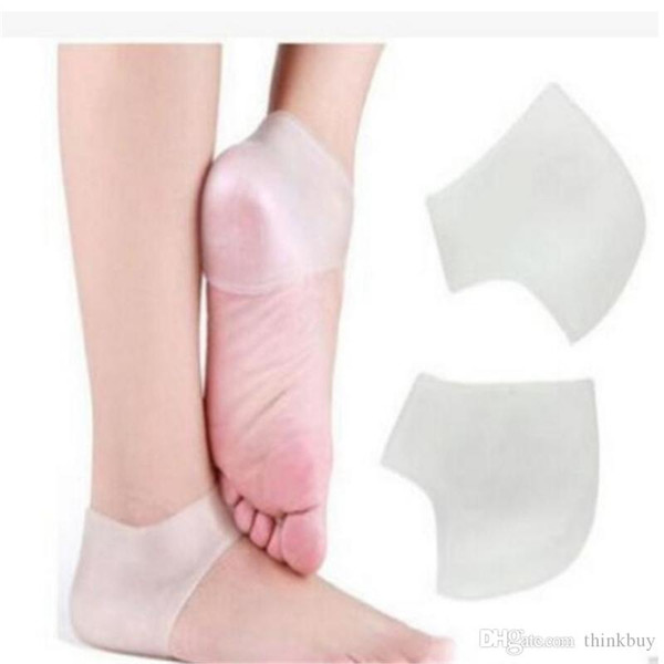 Silicone Foot Chapped Care Tool Moisturizing Gel Heel Socks Cracked Skin Care Protector Pedicure Health Monitors Massager 20190412ayq