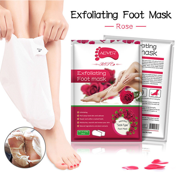 2 pieces = 1 pair of dead skin old moisturizing keratin white beauty foot film foot SPA exfoliating foot care spa treatment