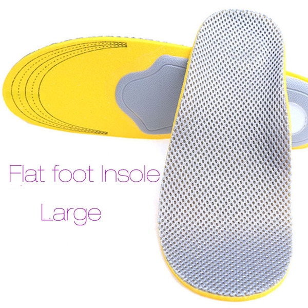 40-46 Comfortable Orthotics Flat Foot Insole PU Orthopedic Insoles Shoes Insert Arch Support Pad Plantar Fasciitis 2017 New