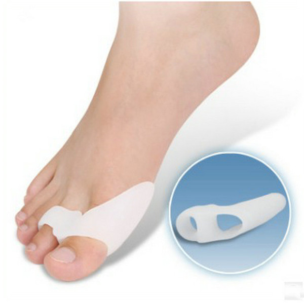 2pair Genuine new special hallux valgus bicyclic thumb orthopedic braces to correct orthotics daily silicone toe big bone Toes separated