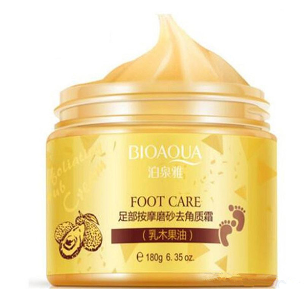 2019 BIOAQUA 24K GOLD Cream Peeling Renewal Mask Baby Foot Skin Smooth Care Cream Exfoliating Foot Mask