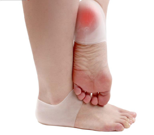 500 Pairs DHL Cheap Women Mens Silicone Medical Moisturizing Gel Heel Socks Cracked Foot Skin Care Protector Help Prevent Dry Skin NAR073