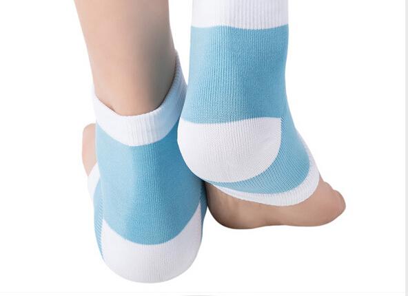 200pcs High Quality 2 Colors Gel Heel Socks Moisturing Spa Gel Socks Feet Care Cracked Foot Dry Hard Skin Protector Gel Heel Socks