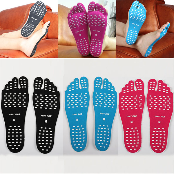 Summer Nakefit Soles Invisible Beach Shoes Foot Pads Nakefits Shoes Beach Heat Insulation Feet Pads Foot Treatment WX9-1299