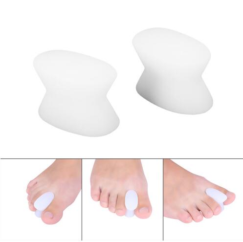 1Pair Big Toe Separator Silicone toes Bunion Fingers Splint Thumb Protector Adjuster Hallux Valgus Guard Orthopedic Foot Massage