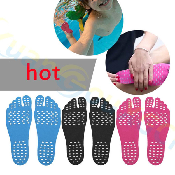 Silicone Unisex Beach Foot Patch Pads Insoles Men Comfortable Waterproof Invisible Anti-skid Shoes Mats Women Foot Pads Patch