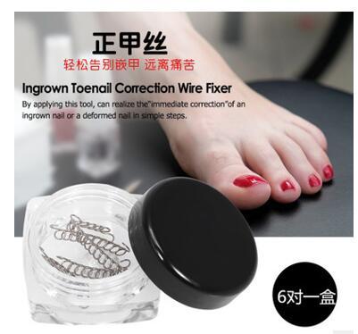 Monja 12pcs Ingrown Toe Nail Correction Wire Fixer Pedicure Paronychia Recover Toenails Corrector Foot Care Tool