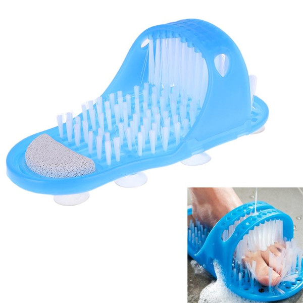 Plastic Bath Shower Feet Massage Slippers Bath Shoes Brush Pumice Stone Foot Scrubber Spa Shower Remove Dead Skin Foot Care Tool