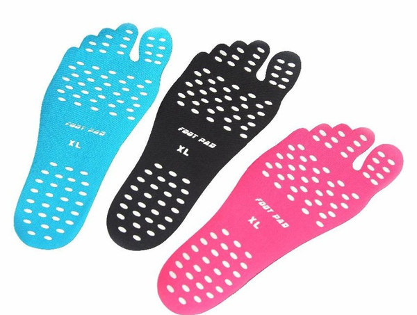 2019 Summer Nakefit Soles Invisible Beach Shoes Foot Pads Nakefits Shoes Beach Heat Insulation Feet Pads Fast Shipping