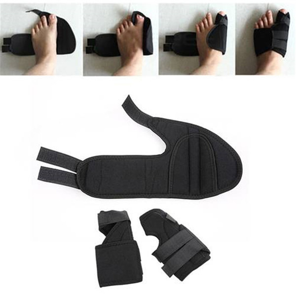 Big Toe Splint Straightener Corrector Hallux Valgus Bunion Relief Foot Pain HY104BK