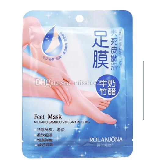 497pairs=994pcs=71boxes foot skin smooth Milk bamboo vinegar remove dead skin exfoliating feet mask foot remove old skin Free Shipping