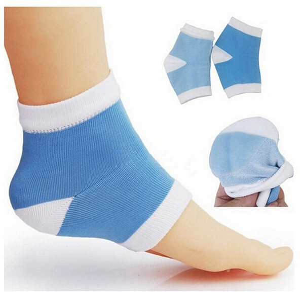 New 1 Pair Moisturizing Socks 4 Colors Reusable SPA Gel Heel Socks Exfoliating Treatment Smooth Mask Foot Care Tools Foot Treatment