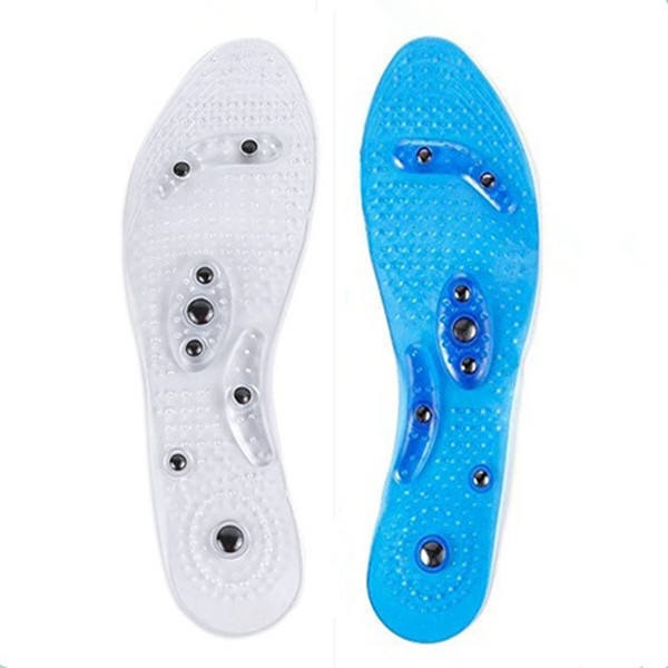 Massaging Insoles Acupressure Magnetic Massage Foot Pain Relief Shoe Insoles Washable Cutable Insoles Foot Health Care Tools RRA985