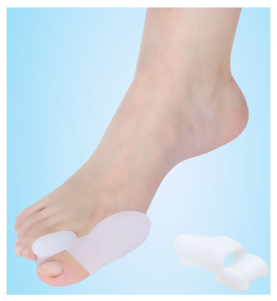 Toe Hallux Valgus Corrector Silicone Gel Spreader Feet Care Toe separator Bunion Guard Toe Stretcher Straightener wa3886