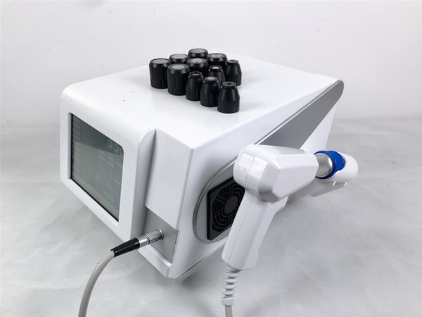 ESWT physiotherapy air pressure shock wave therapy shockwave machine with 11 different size of treat heads