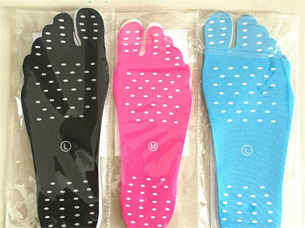 Nakefit Adhesive Shoes Waterproof Foot Pads Stick On Soles Flexible Feet Protection Sticker Soles Shoes For Beach Pool