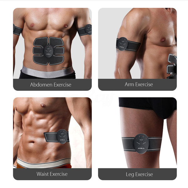 Dropshipping Abdominal Muscle Training Stimulator Device Wireless EMS Belt Gym Professinal Body Slimming Massager Home Fitness Beauty Gear