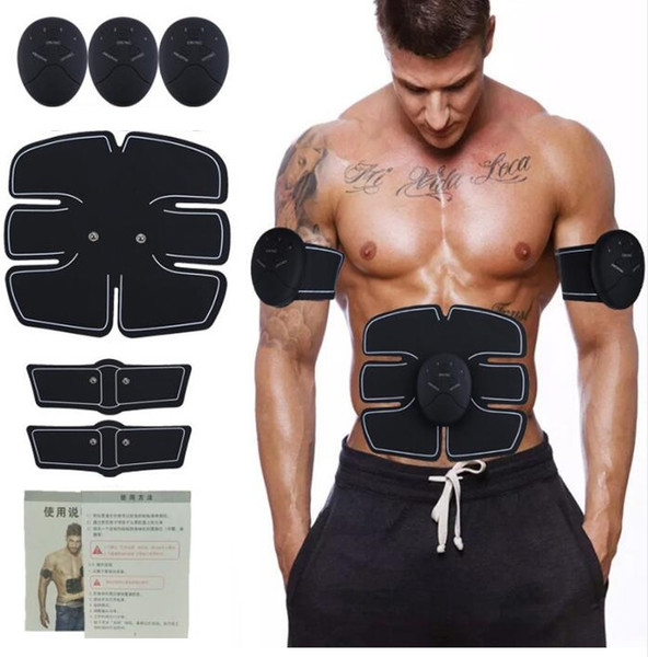 EMS Abdominal Muscles Exerciser Training Device Muscles Intensive Stimulator Electric Pulse Treatment Fitness Massager Machine Muscle traine