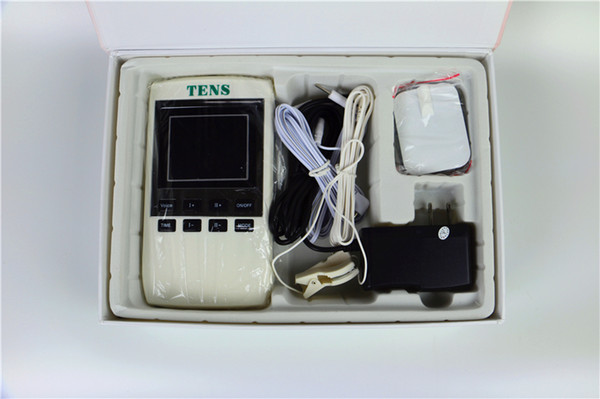 10pcs/lot By DHL/Fedex A01 TENS/EMS Electrotherapy Physiotherapy Pulse Massager Muscle Stimulator Therapy Machine Acupuncture Stimulator