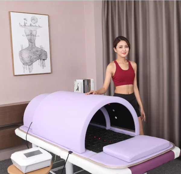 2019 Newest Far infrared sauna dome with photon lights for human health therapy