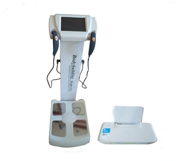 2018 New Version !!!Human Body Health Analyzer Monitor Fat Wegith Scale Slimming Obesity analysis Height Weight Measurement Machine