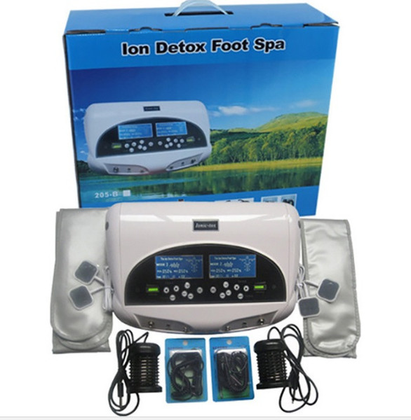2019 New Deep Cleansing Dual Ionic Foot Detox With Wristband FIR Belt,CE Approved Detox Machine,Ion Foot Spa,Foot Bath,Ion Cleanse Free Ship