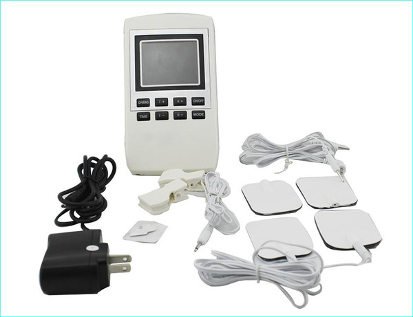 2pcs/lot By DHL/Fedex A02 TENS/EMS Electrotherapy Physiotherapy Pulse Massager Muscle Stimulator Therapy Machine Acupuncture Stimulator