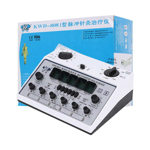 Electro Acupuncture Stimulator KWD-808-I 6 Channels Output Electronic Stimulation needle-less acupuncture-pulse electric therapy care gadget