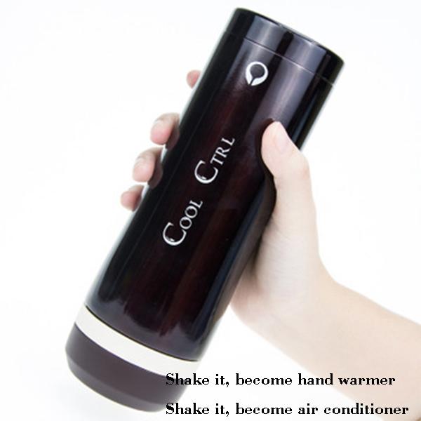 320ml Air conditioning Mug Stainless Steel Cup Hand Warmer Shaking for Cup Cooling and Warming High-tech Cup