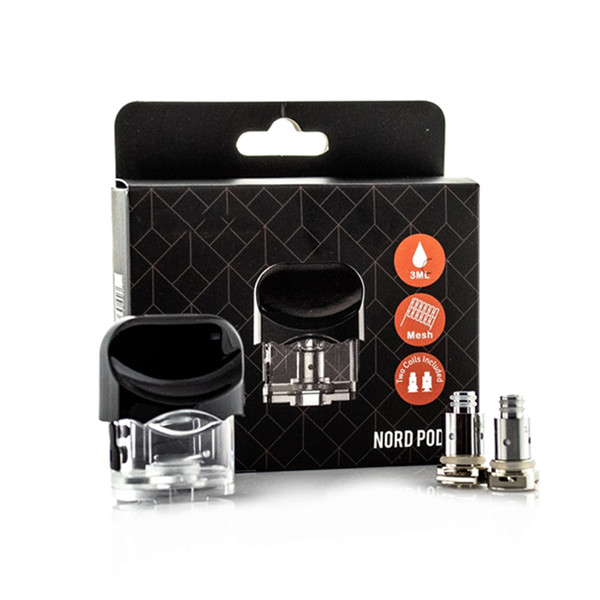 Nord Pod with 0.6ohm mesh 1.4ohm regular coils fit nord 1100mAh Battery Electronic Cartridge Atomizer Cigarette Vape kit vs novo pod