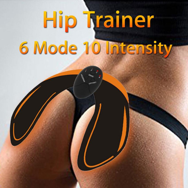 Portable Intelligent EMS Hip Trainer Lifting Waist Slimming Muscle Stimulator ABS Buttock Body Fitness Tools Hip Pump Massage Free Shipping