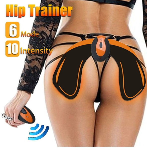 2019 Hip Cares Supply Electric EMS Hip Massage Muscle Stimulator Trainer Anti Cellulite Rechargeable Buttock Lifting Enhancer Battery style