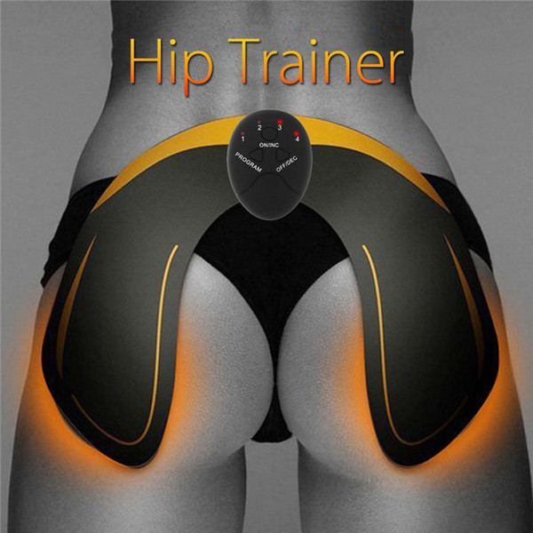 MOQ 1PCS New Unisex Trainer Hip Trainer Beautiful Hips EMS Vibration Massage Sticky Thin Hip Stick Hip Massager