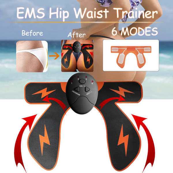 New EMS Hip Trainer Muscle Stimulator ABS Fitness Buttock Lifting Butt Massage Electric Vibration Stimulation Body Slimming Hip Massag