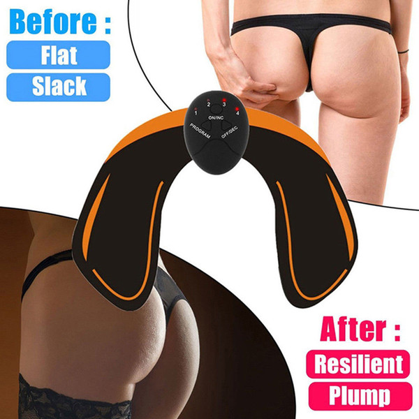 EMS Hip Trainer Muscle Stimulator ABS Buttock Tighter Lifter Massager Electric Vibration Muscle Stimulator Relaxtion Machine Box Package DHL