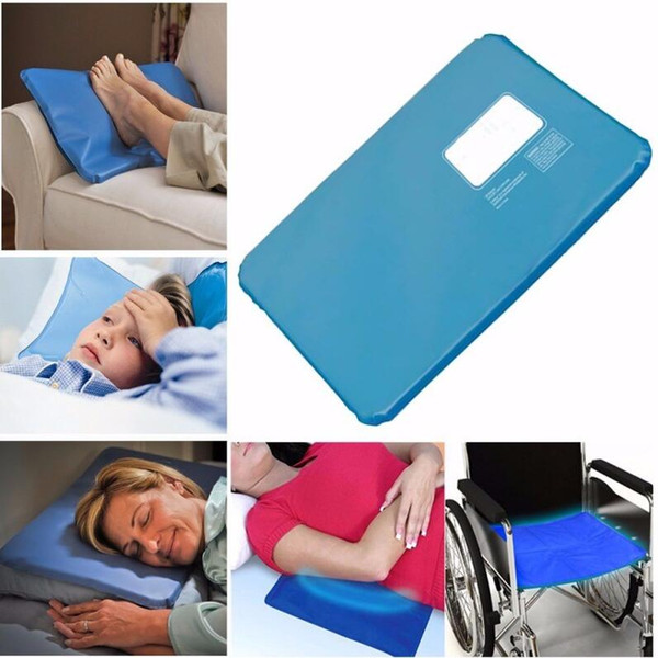 Summer Ice Pad Massager Therapy Sleeping Aid Insert Chillow Mat Muscle Relief Cooling Gel Pillow with Ice Water DHL